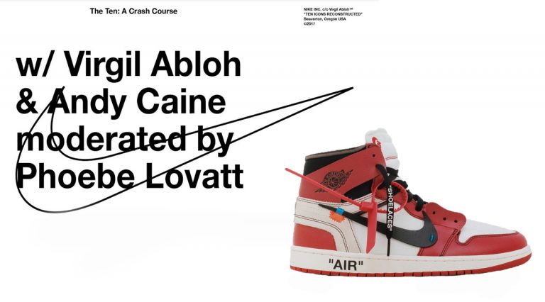 Virgil Abloh Talks about the “The Ten” Collection with Nike