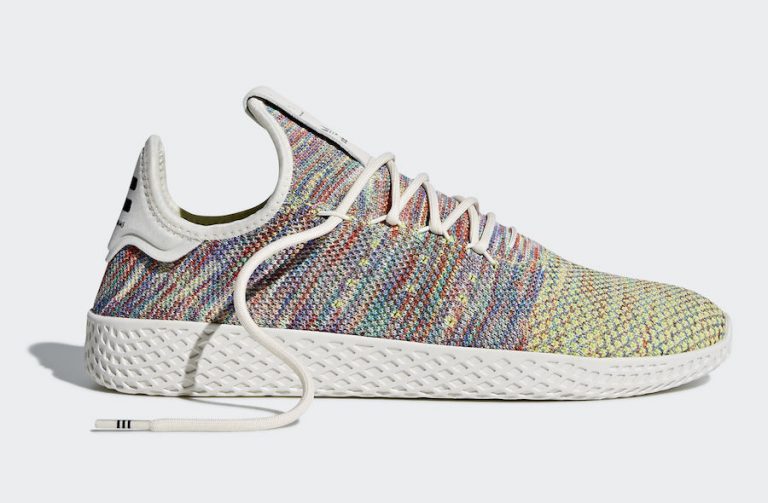 The Pharrell x adidas Tennis Hu “Multi-Color”