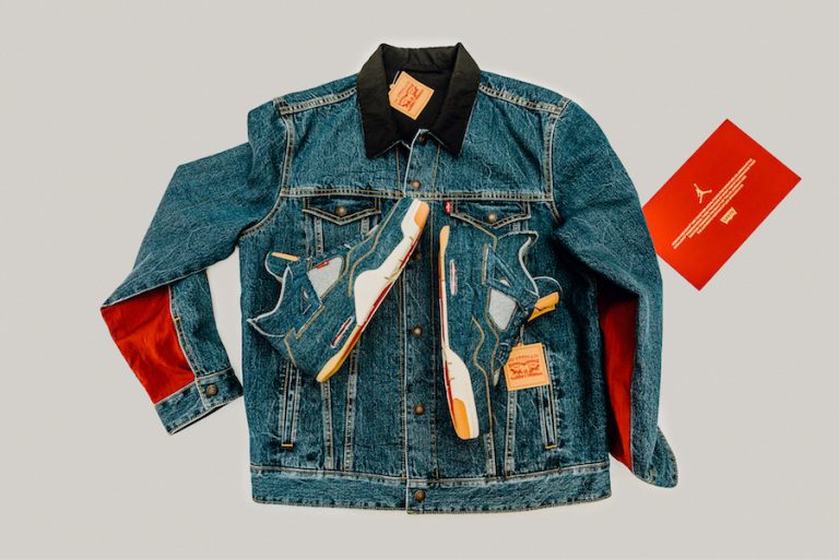 Retailer Information to Purchase the Levi’s X Air Jordan 4 and Matching Reversible Trucker Jacket