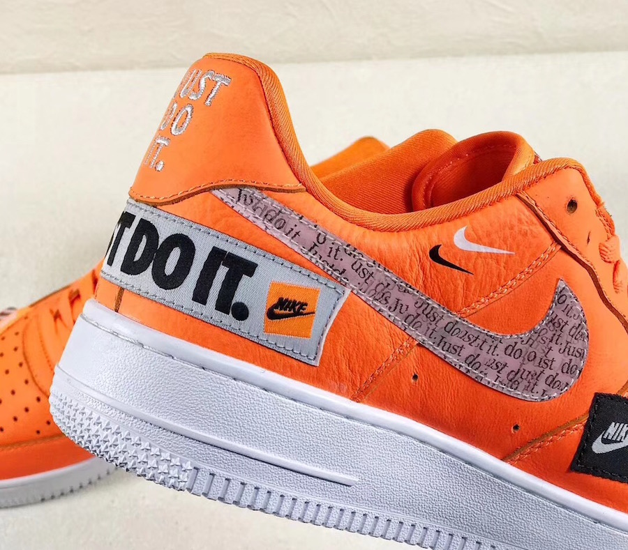 Nike Air Force 1 Just Do It in Orange Release Info Modern Notoriety
