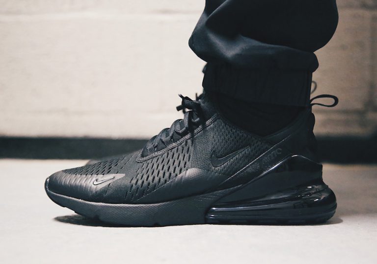 Nike Debuts A Triple Black Air Max 270 Color Way for 2018