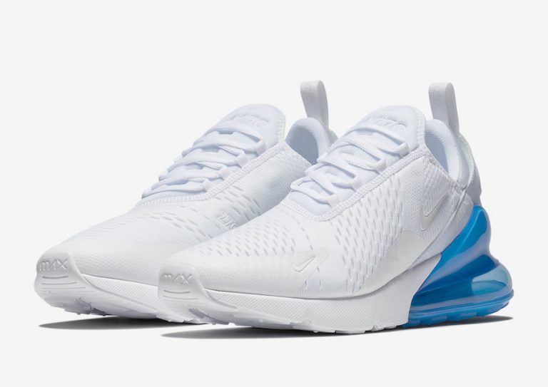 Nike Air Max 270 in “White/Photo Blue”