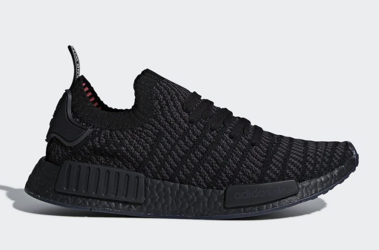 adidas NMD R1 STLT Primeknit “Triple Black”