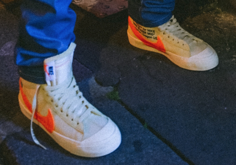 Off-White x Nike Blazer Mid “Cream/Orange”