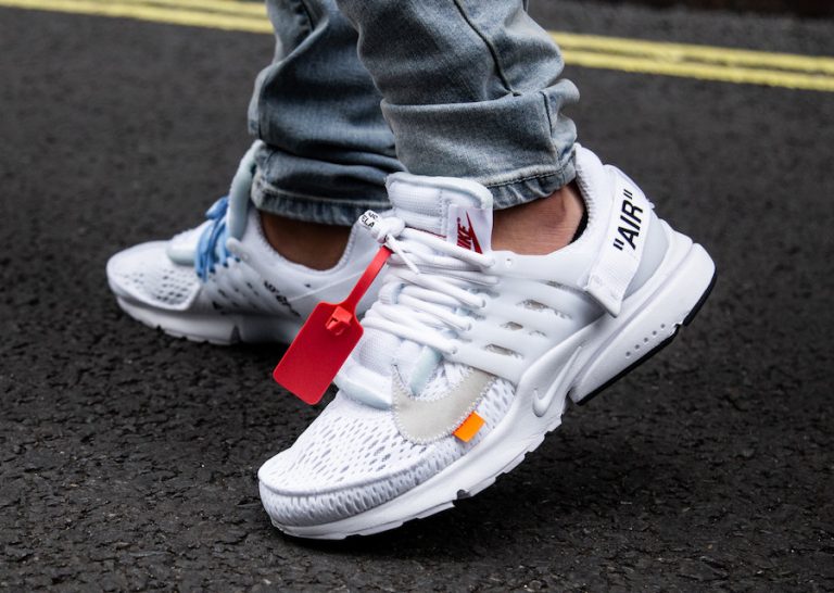 Off-White x Nike Air Presto “Black” and “White” on Foot