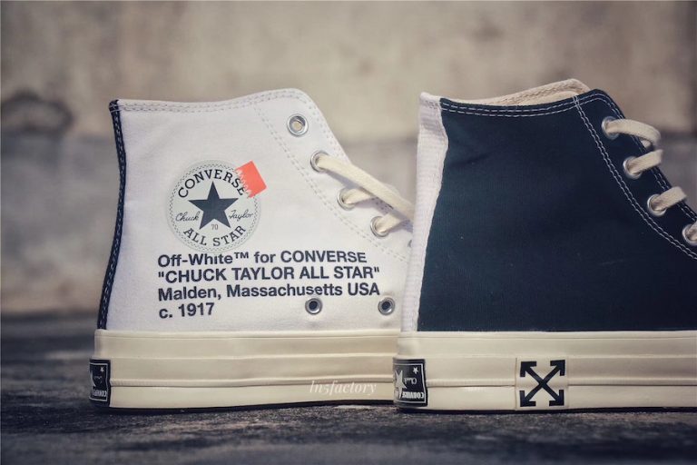 More Photos of The Off-White x Converse Chuck Taylor “Polar Opposites”