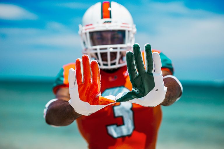 University of Miami Football and adidas Unveil UNIs featuring Parley Materials Made of Marine Plastic Waste