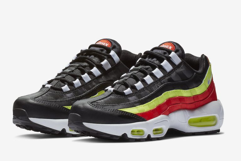 Nike Air Max 95 with Neon and Red
