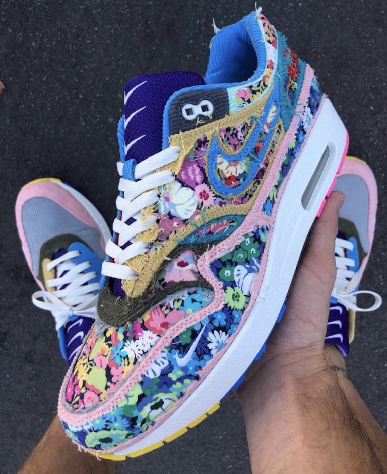 Sean Wotherspoon Bespoke Air Max 1 With Hidden Floral Pattern