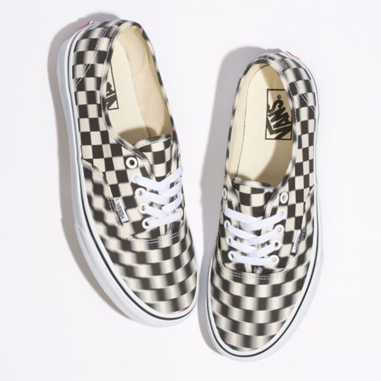 Vans Gets Trippy With A Blur Check Authentic