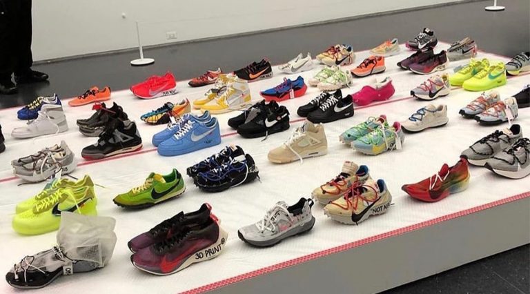 Virgil Abloh Unveils Off-White x Nike Samples at MCA