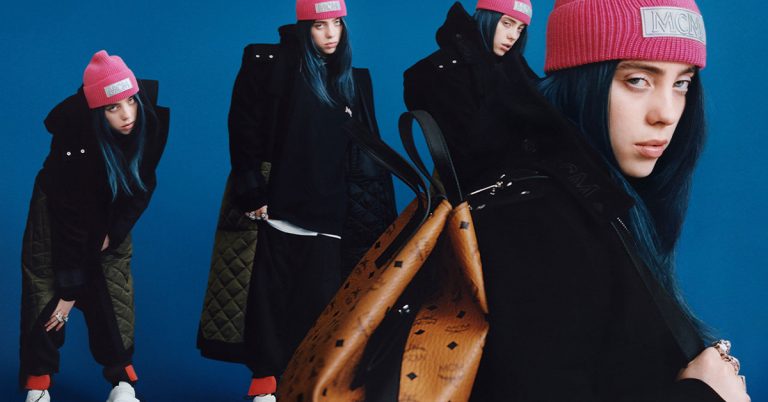 Billie Eilish Models MCM AW19 Collection