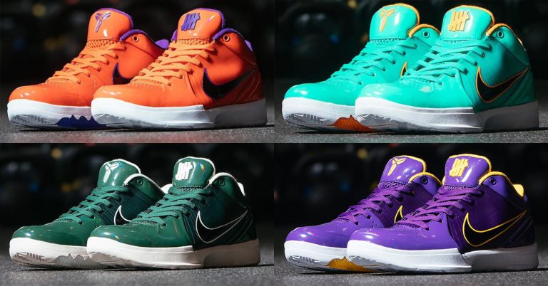 UNDEFEATED x Nike Kobe 4 Protro Collection