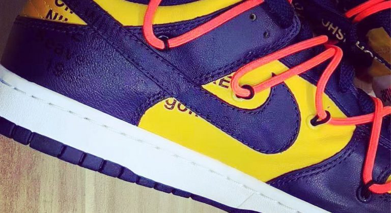 Off-White x Nike Dunk Low “Midnight Navy”