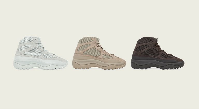 adidas YEEZY DSRT BT “Salt”, “Rock” & “Oil”