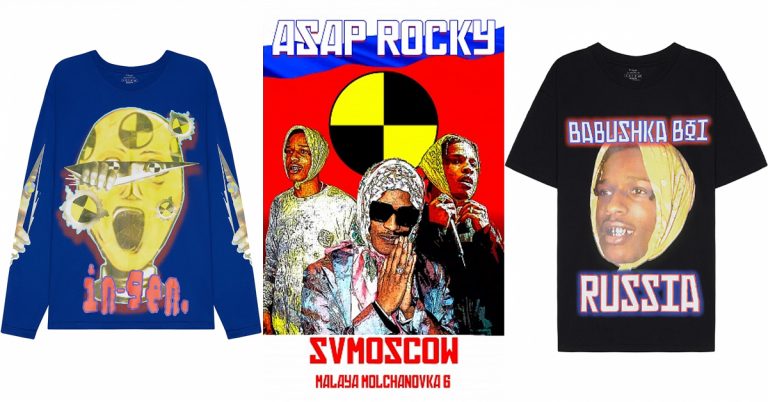 AWGE x SVMOSCOW A$AP Rocky Russia Tour Merch