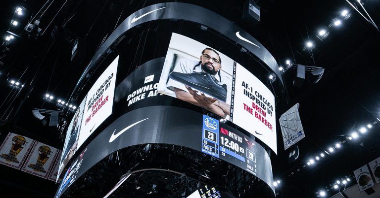 Nike Air Force 1 Chicago Surprise Launch at Bulls v Warriors Game