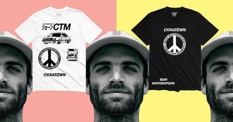 Chinatown Market x Sean Wotherspoon “Drifting” & “Peace & Love” Tees