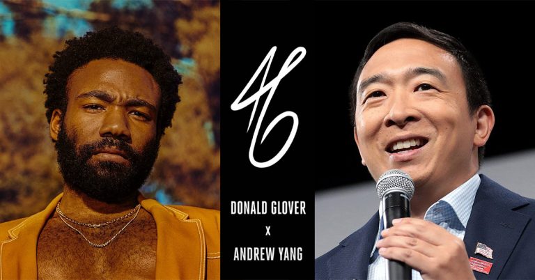 Donald Glover x Andrew Yang “The 46 Campaign” Merch