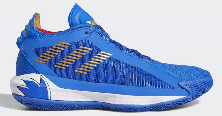 Sonic The Hedgehog x adidas Dame 6