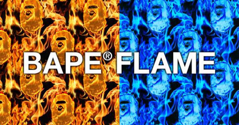 BAPE Introduces BAPE FLAME Pattern for SS 2020