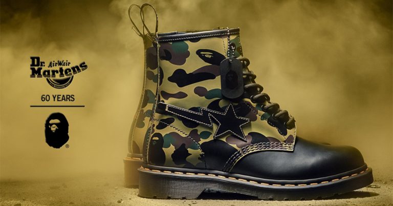 A Bathing Ape x Dr. Martens 1460 Remastered