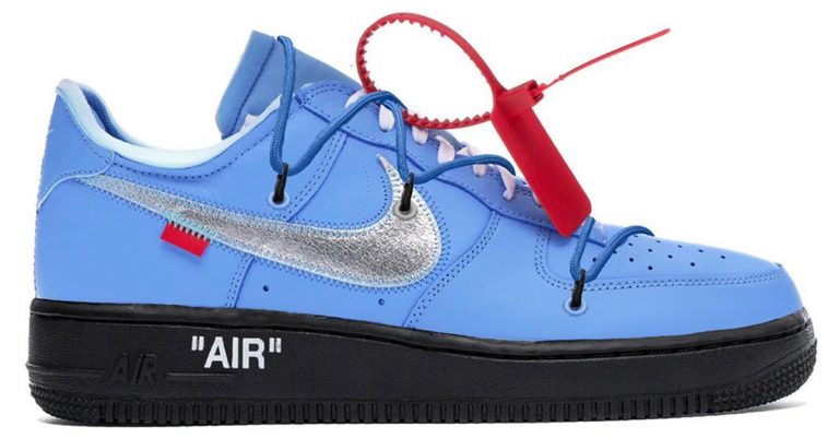 Custom Off-White x Nike Air Force 1 “MCA” Spotted at Paris Fashion Week