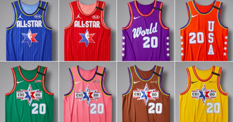 Nike and Jordan Brand Unveil NBA All-Star 2020 Uniforms
