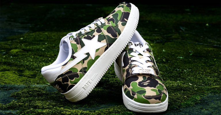 BAPE STA Low Arrives in Three “ABC CAMO” Colorways