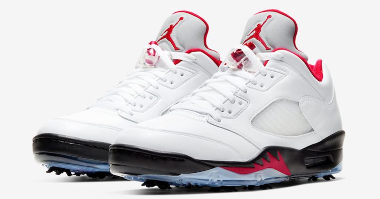 Air Jordan 5 Low Golf “Fire Red”