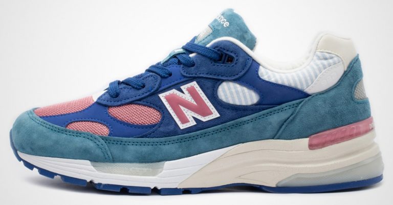 The New Balance 992 Arrives In Summer Pink & Blue Colorway