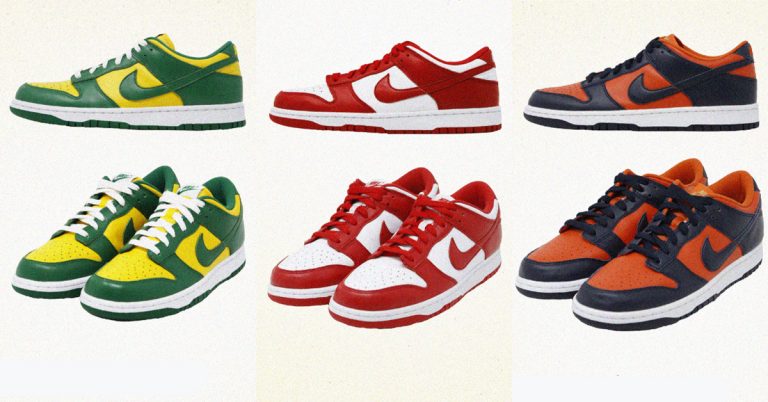 Nike Dunk Low “Team Tones” Pack Includes Three Colorways