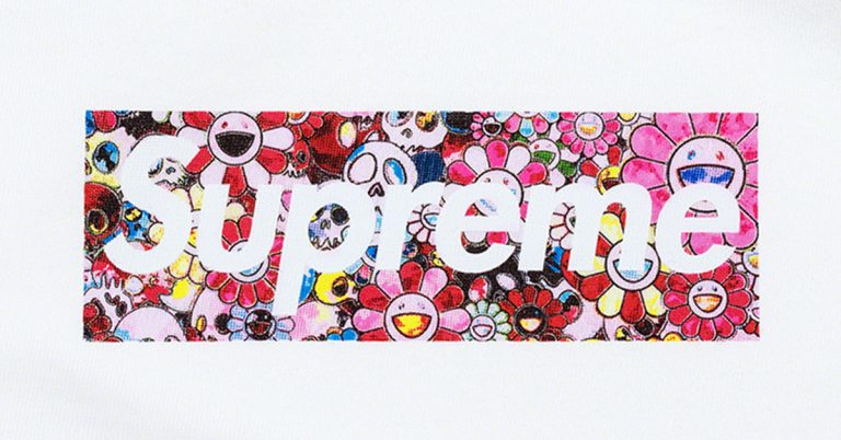 Takashi Murakami x Supreme COVID-19 Relief Box Logo Tee