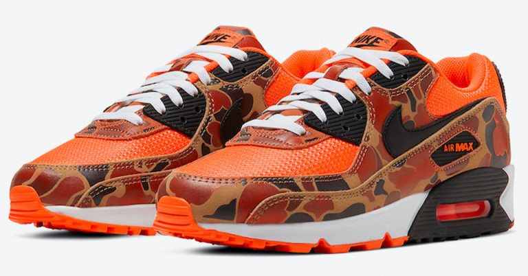 Official Look at the “Orange Camo” Nike Air Max 90