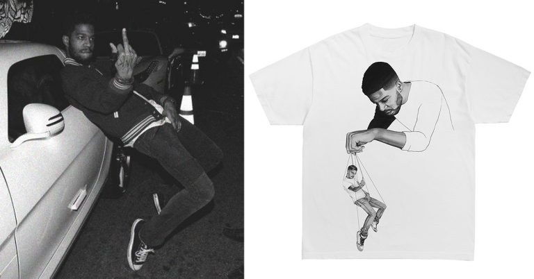 Kid Cudi c/o Virgil Abloh “Pulling Strings” Tee