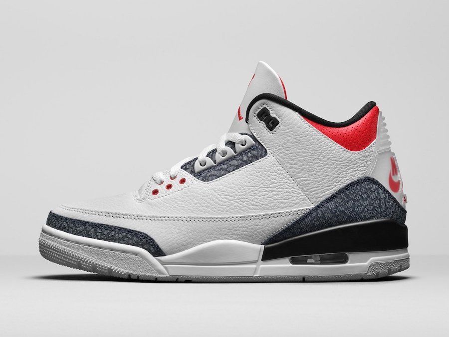 Air Jordan 3 Fire Red Denim Official Release Info Modern Notoriety
