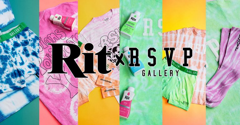 Rit and RSVP Gallery Team up on a DIY Tie-Dye Collection
