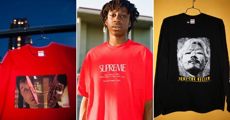 Supreme’s Summer 2020 Tees Feature Ichi The Killer