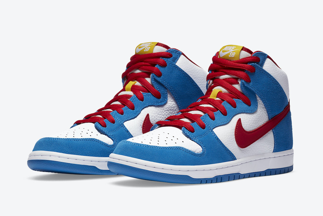  Official Look at the Nike SB Dunk High "Doraemon"