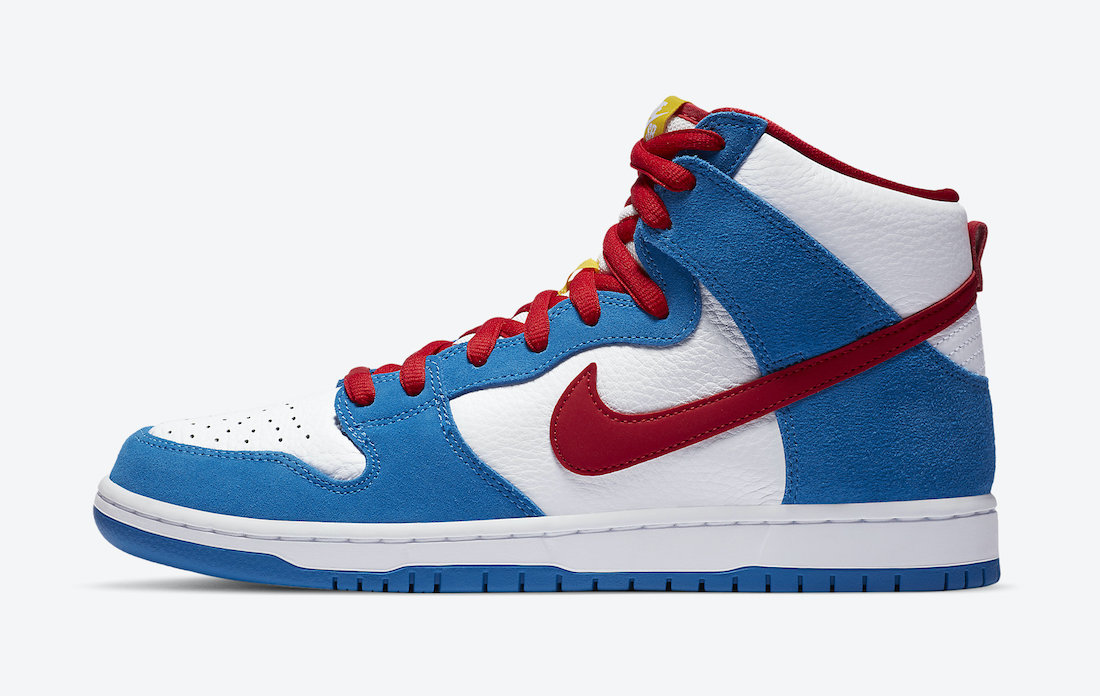  Official Look at the Nike SB Dunk High "Doraemon"