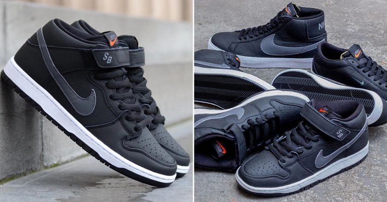 Nike SB is Dropping a “Black/Dark Grey” Orange Label Pack