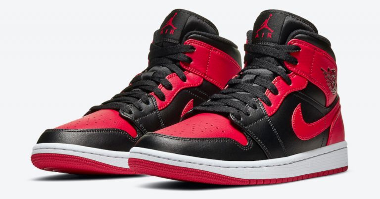 Official Images of the Upcoming “Bred” Air Jordan 1 Mid
