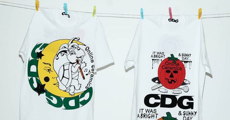 Online Ceramics Drops Tees With CDG by Comme Des Garçons