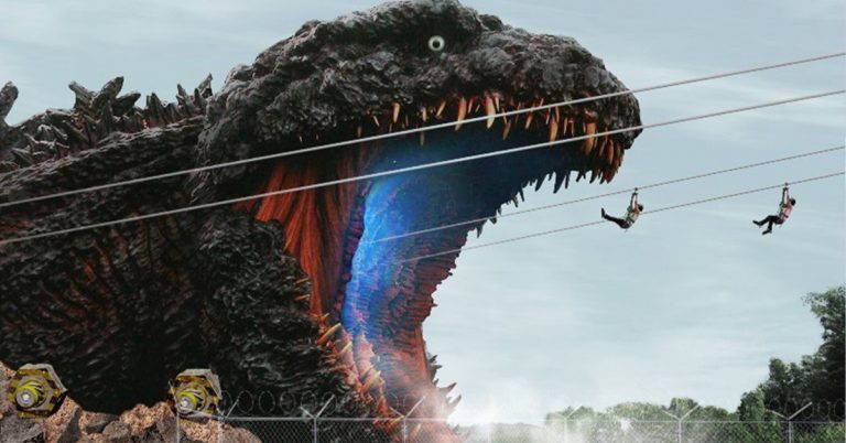 Japan Opens New Theme Park Featuring a Life-Size Godzilla