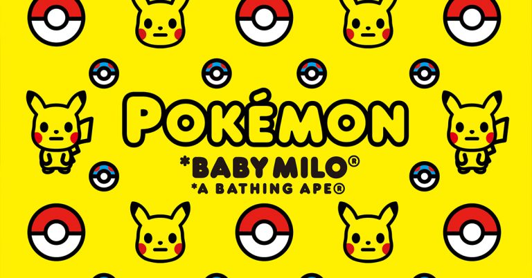 BAPE Reveals its Upcoming Pokémon BABY MILO Collection