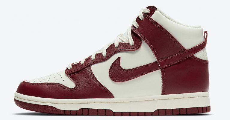 Official Look at the Women’s Nike Dunk High “Team Red”