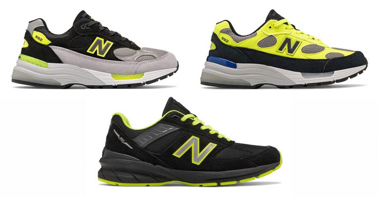 New Balance Drops Neon 992 & 990v5 Colorways