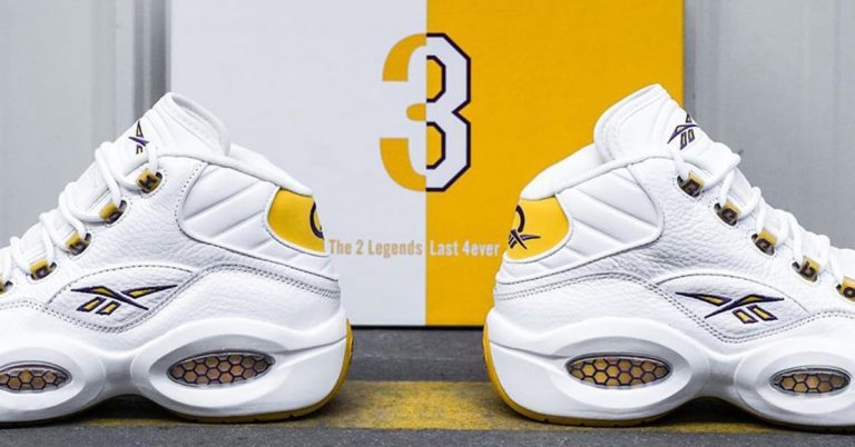 Reebok Honors Kobe Bryant with the Question Mid “Yellow Toe”