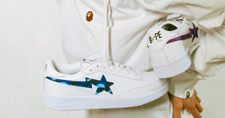 The BAPE x Reebok Club C is Limited to 200 Pairs