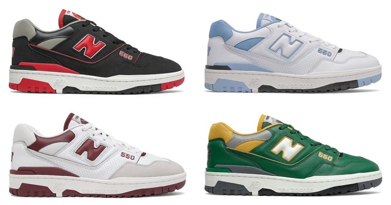 Over a Dozen New Balance 550 Colorways Revealed for 2021